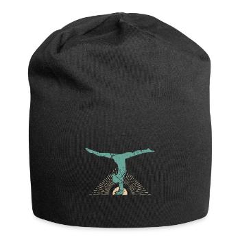 Gymnaste gymnaste gymnastique gymnastique - Bonnet en jersey - noir - Devant
