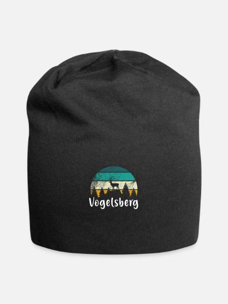 Vogelsberg Heimat Schotten Hoherrodskopf - Jersey-Beanie - Schwarz
