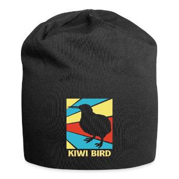 kiwi-bird kiwi bird - Jersey Beanie - black - Front