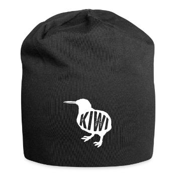 kiwi-bird kiwi bird - Jersey Beanie - black - Front