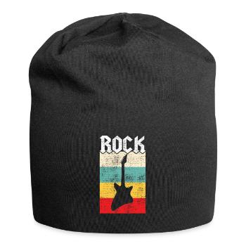 rock - Jersey Beanie - black - Front