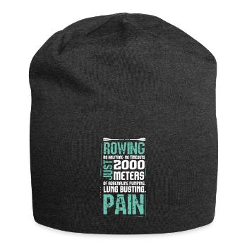 No Halftime No Timeouts Rowing - Jersey Beanie - charcoal grey - Front