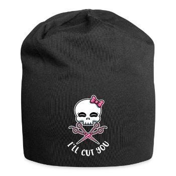 Ill Cut You Coiffeur cadeau - Bonnet en jersey - noir - Devant
