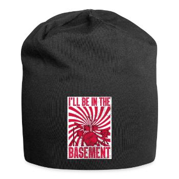 Das Tempo gebe Ich Vor Trommler Schlagzeuger - Jersey-Beanie - Schwarz - Vorne