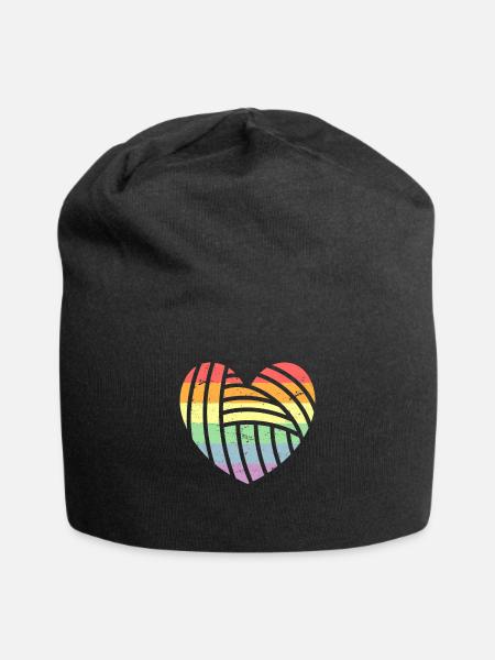 LGBT Pride Gay Lesbiennes cadeau Gay Pride - Bonnet en jersey - noir