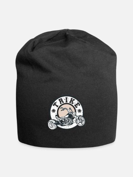 Trike Trike Driver Trike Motor Trike Vintage - Jersey Beanie - black
