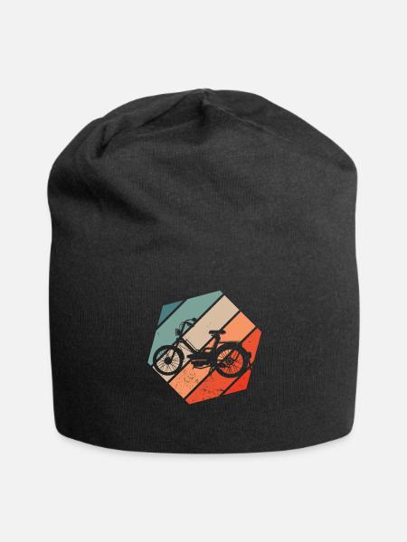 Mobylette Cyclomoteurs vintage Mobylette Amour 2 temps - Bonnet en jersey - noir