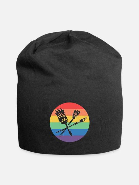 Maler - Jersey-Beanie - Schwarz