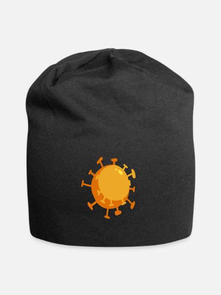 Pandémie de modèle de virus Corona - Bonnet en jersey - noir