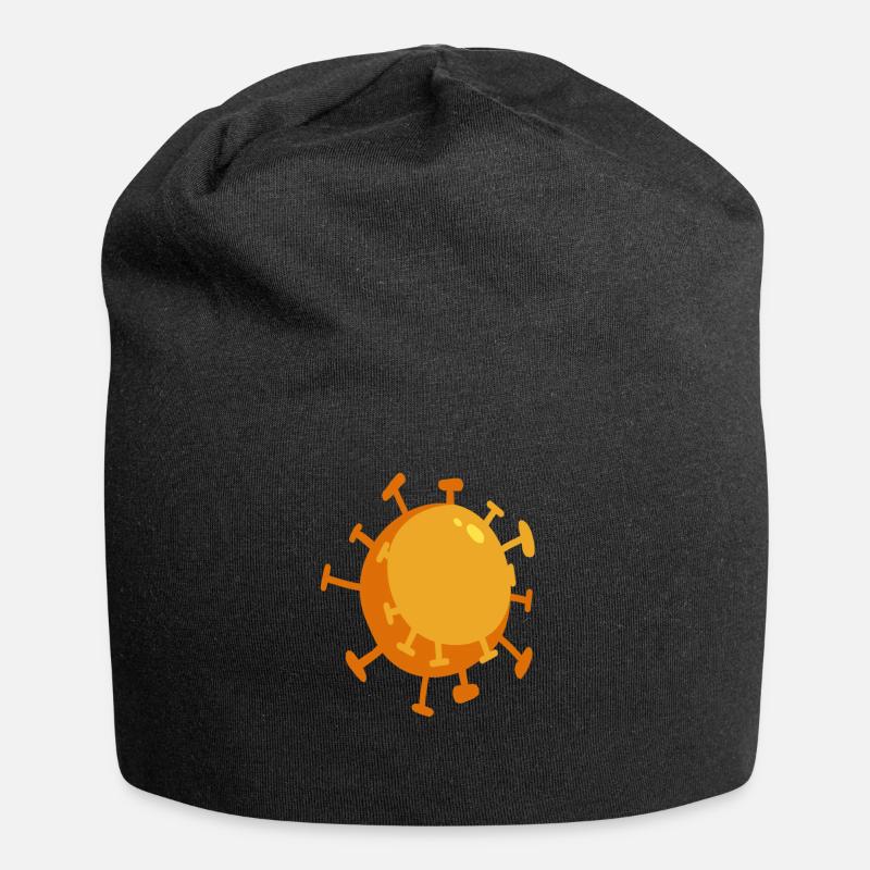 Pandémie de modèle de virus Corona - Bonnet en jersey - noir