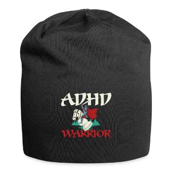 ADHD Warrior ADHS cadeau - Bonnet en jersey - noir - Devant