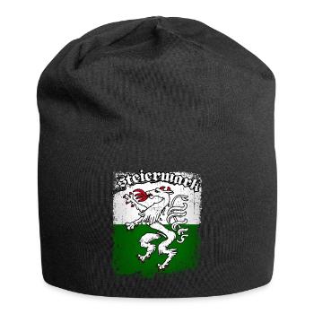 Steiermark - Jersey-Beanie - Schwarz - Vorne