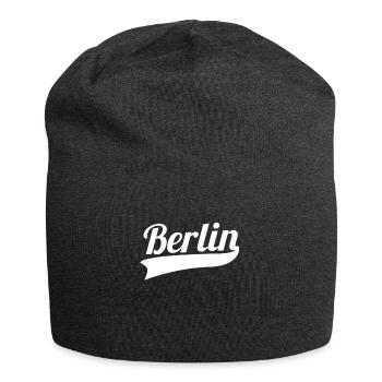 Berlin - Bonnet en jersey - charbon - Devant