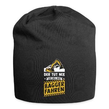 Bagger - Jersey-Beanie - Schwarz - Vorne