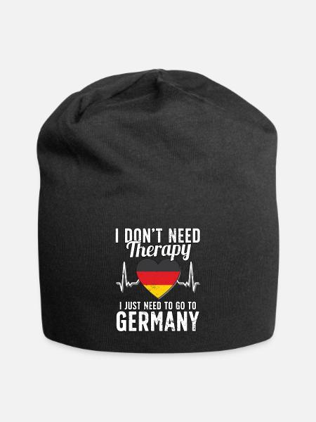 Germany flag I German Souvenirs - Jersey-Beanie - Schwarz