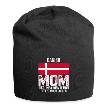 Danish Mom Denmark Flag For Mother's Day - Jersey-Beanie - Schwarz - Vorne