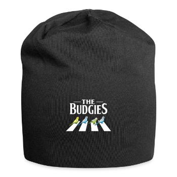 Budgerigar Bird - Jersey Beanie - black - Front