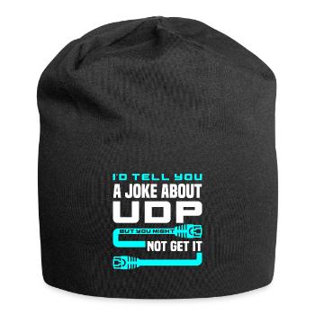 Cybersecurity-Ingenieur Helpdesk-Support IT-Admin - Jersey-Beanie - Schwarz - Vorne