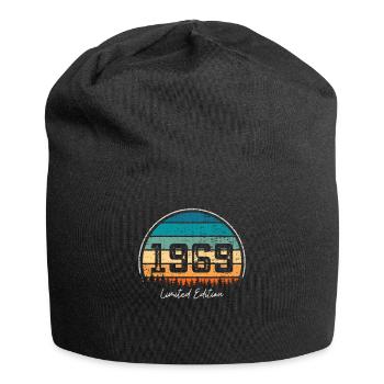 Vintage 1969 Limited Edition Retro Sunset - Jersey Beanie - black - Front