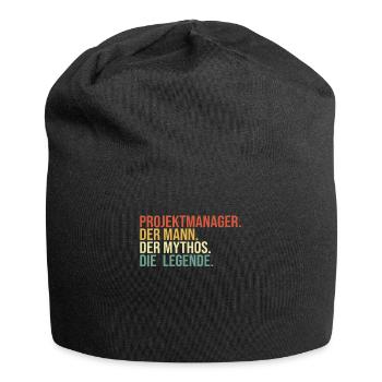 Projektmanager Mann Mythos Legende Project Manager - Jersey Beanie - black - Front