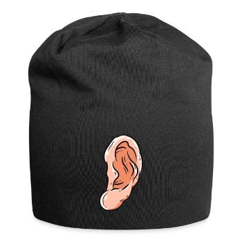 ear - Jersey Beanie - black - Front