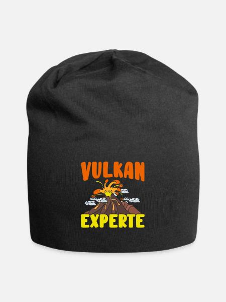 Vulkan - Jersey-Beanie - Schwarz