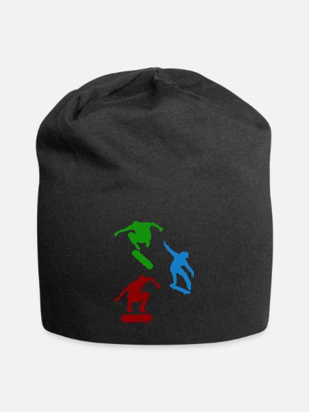Skate skater - Bonnet en jersey - noir