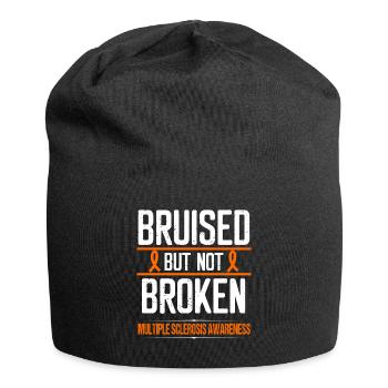Multiple Sclerosis Awareness Ribbon not Broken MS - Jersey-Beanie - Schwarz - Vorne