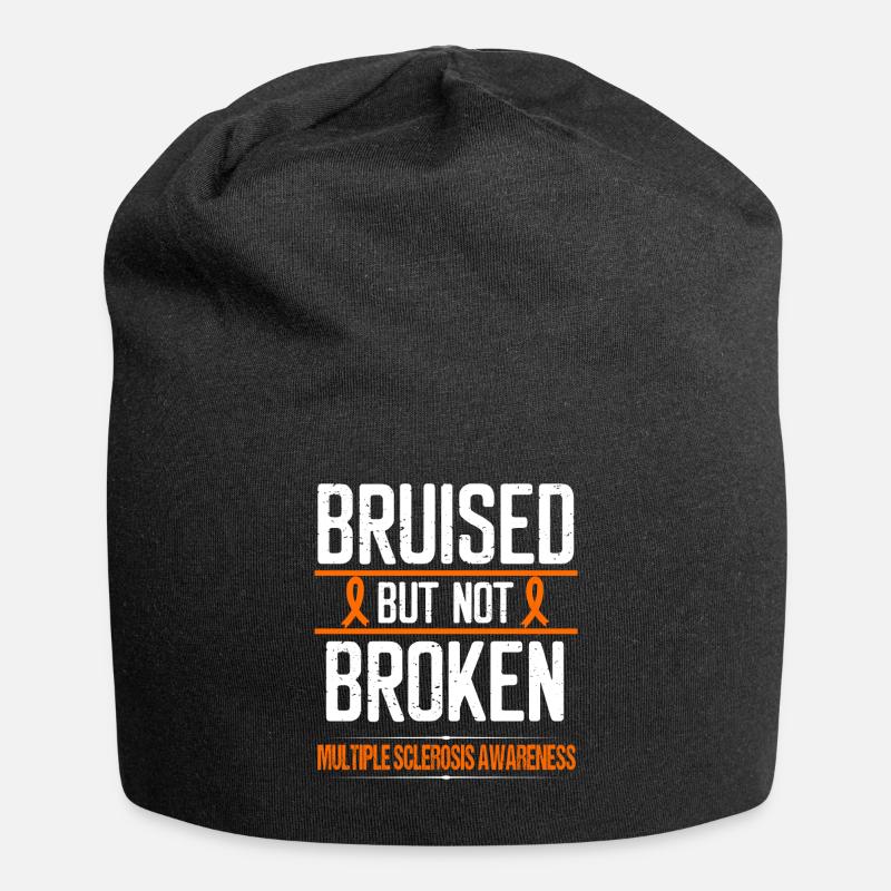 Multiple Sclerosis Awareness Ribbon not Broken MS - Jersey-Beanie - Schwarz
