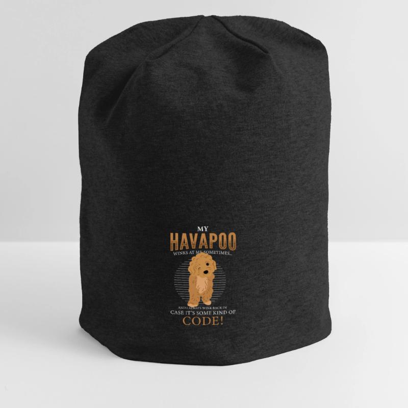 havapoo, havapoo Pudel Mischling, havapoo humor, Jersey-Beanie