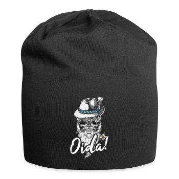 Oida! Bayern Wien bayrischer wiener Dialekt Tracht - Jersey-Beanie - Schwarz - Vorne