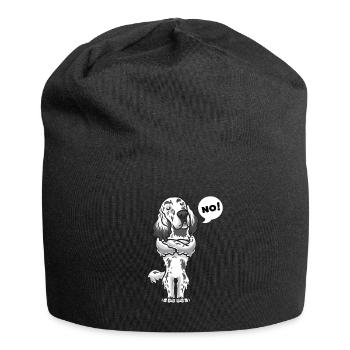 Sturer English Setter Dog - Jersey Beanie - black - Front