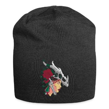 Aztec Woman Strong Mexican Girl Mexico - Bonnet en jersey - charbon - Devant