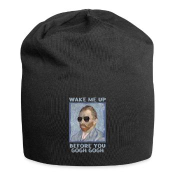 Van Gogh sort artiste Art - Bonnet en jersey - noir - Devant