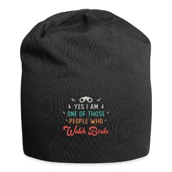 Birdwatching Those People Who Watch Birds Watcher - Jersey-Beanie - Schwarz - Vorne