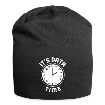 Data Engineering Data Analytics It's Data Time - Jersey Beanie - black - Front