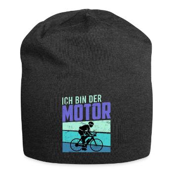 Fahrrad Geschenk Männer witziger Spruch lustig Rad - Jersey-Beanie - Anthrazit - Vorne