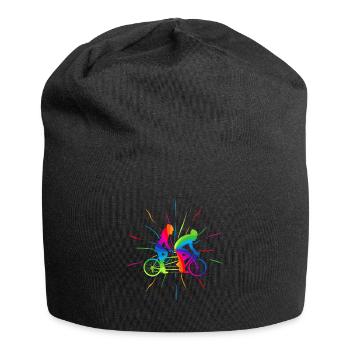 Tandem Bike Rainbow Tandem Bike Pair - Jersey Beanie - black - Front