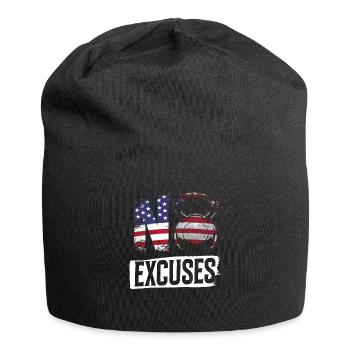 Patriotic 4th Of July Body Workout No Excuses - Bonnet en jersey - noir - Devant