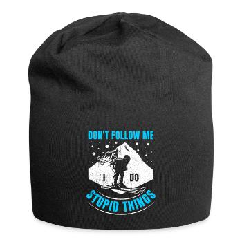 Ski - Jersey-Beanie - Schwarz - Vorne