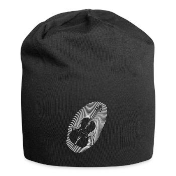 Musique Violoncelle Musique classique Empreinte - Bonnet en jersey - noir - Devant