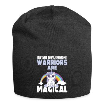 Irritable Syndrome Awareness Periwinkle Ribbon - Bonnet en jersey - charbon - Devant
