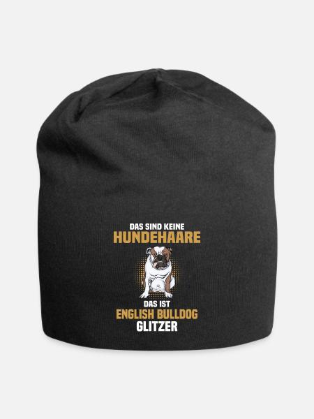 English Bulldog | Old English Bulldog - Jersey-Beanie - Schwarz