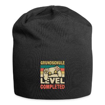 Grundschule Level 2026 Geschenk Gamer progamer - Jersey-Beanie - Schwarz - Vorne