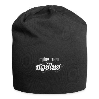 Muay Thai Boxing Thailand Gift Thai Boxing Fight - Jersey Beanie - black - Front