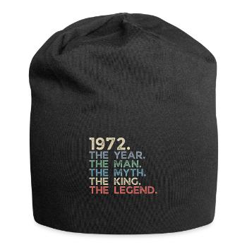 Millésime 1972 The Year Man Myth King Legend Retro - Bonnet en jersey - noir - Devant