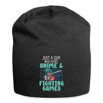 Gamer Video Games Anime Lover Gaming - Jersey Beanie - black - Front
