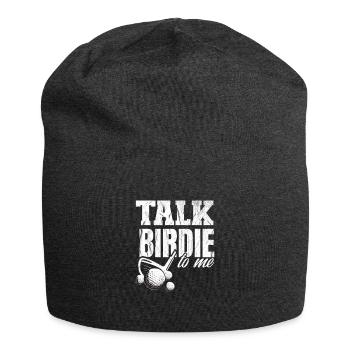 Golf Talk Birdie To Me - Jersey-Beanie - Anthrazit - Vorne