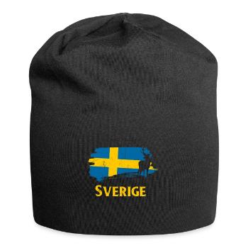 Suède - Bonnet en jersey - noir - Devant