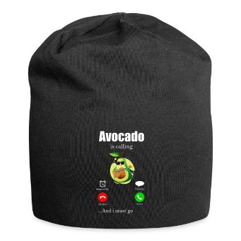 Avocado - Jersey-Beanie - Schwarz - Vorne